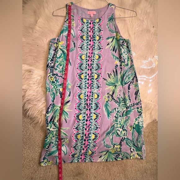 Lilly Pulitzer Jackie Shift Dress in Resort White 100% Silk Women's Size‎ S - Picture 8 of 8